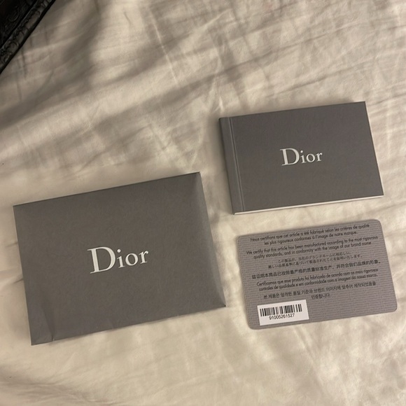 Christian Dior Large Book Tote Black Embossed Leather - Picture 10 of 16